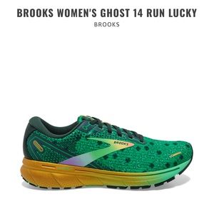 Womens sz 8.5 Brooks Ghost 14 Run Lucky tennis shoe